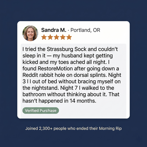 The RestoreMotion Dorsal Night Splint